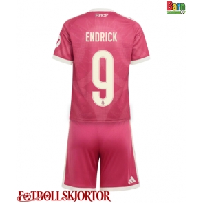 Real Madrid Endrick #9 Tredje Kläder Barn 2026-27 Kortärmad (+ Korta byxor)